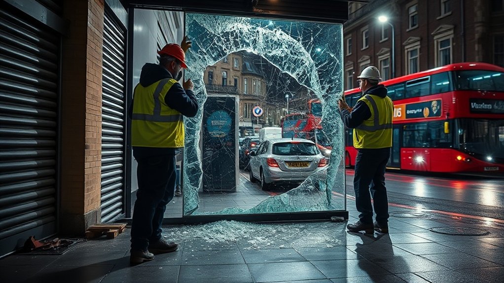 Emergency Shop Front Repair Feltham