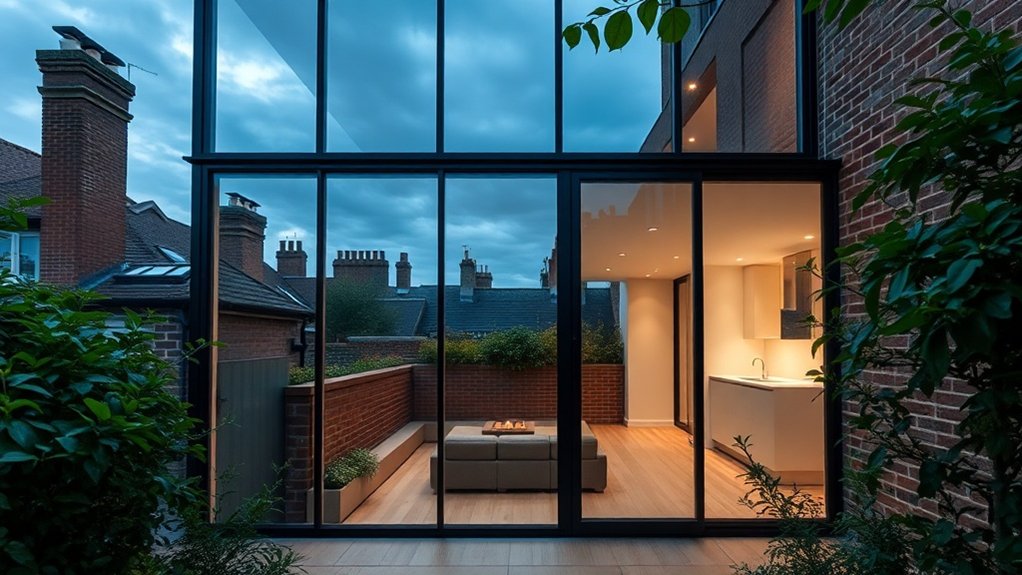 Glass Extension Walls Feltham