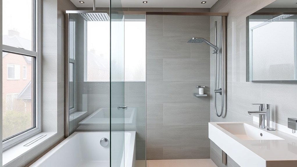 Semi-Frameless Shower Screens Feltham